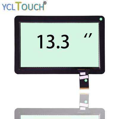 5V USB Projected Capacitive Touch Screen 13.3 Inch 6H Tempered Glass