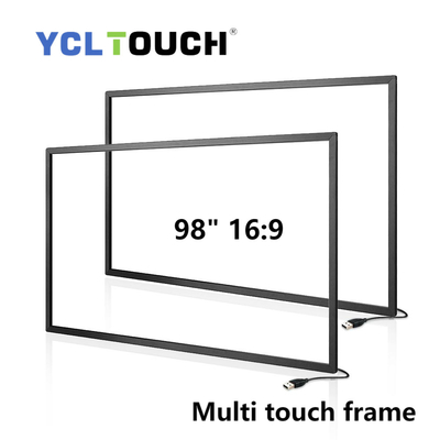 98 Duim 20 van de het Kaderbekleding van de Punt Multi Infrarode Aanraking het Aluminiumlegering YCLTOUCH